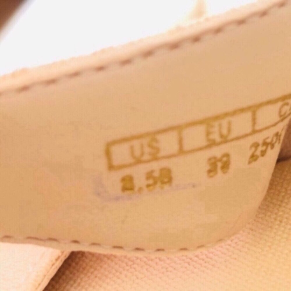 STUART WEITZMAN MIRELLA Cream Crisscross Wedge Espadrille Sandals - Picture 13 of 16